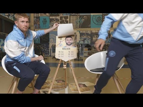 Видео: КЕВИН ДЕ БРЮЙНЕ и ФИЛ ФОДЕН угадывают рейтинги одноклубников в FIFA 22