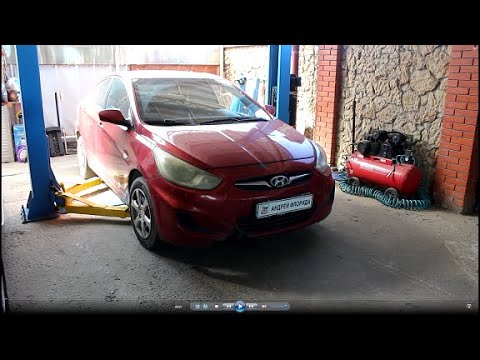 Видео: Замена переднего левого ШРУСа на Hyundai Solaris 2011 года Хендай Солярис 1,4 #авторемонт