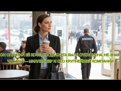 Видео: Он оплатил её кофе, когда карта была отклонена, не зная, что она — миллионер и CEO крупнейшей компан
