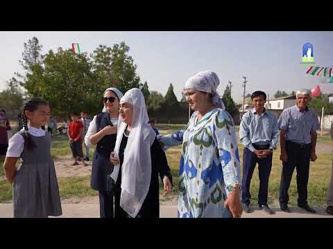 Видео: Открытие средней школы №141 посёлка Шарора г. Гиссара после капитального ремонта и реконструкции.