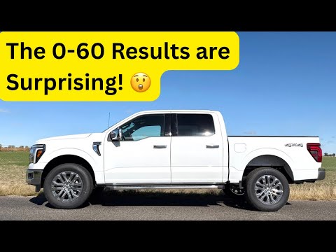 Видео: Гонки F-150 2026 года с 0 до 60 миль в час (5.0 V8 против 3.5T против 2.7T против Powerboost)
