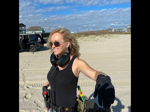 Видео: Металлоискатель Holly Beach Louisiana с Fisher CZ21 и микрофоном Rode