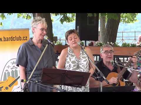 Видео: Олег и Ирина Миляевы с Еленой Безродной на бард-фестивале "За Туманом 2024"
