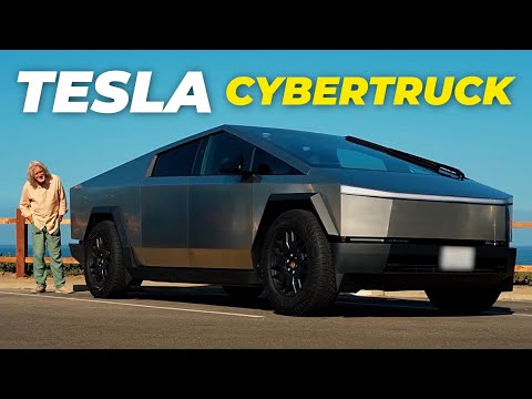 Видео: Джеймс Мей нарешті сів за кермо Tesla Cybertruck