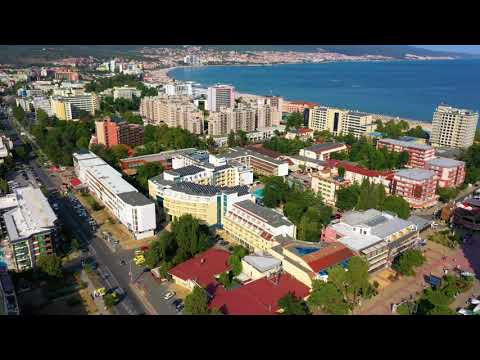 Видео: Sunny Beach Солнечный Берег с Высоты птичьего полёта🚁☀️