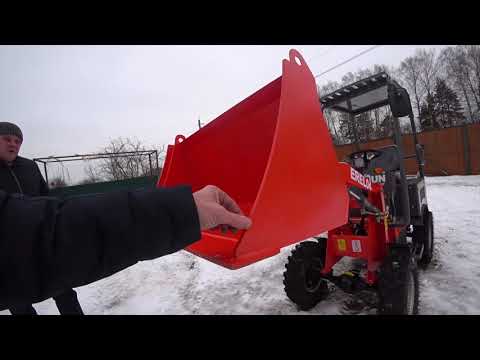 Видео: Обзор китайского мини погрузчика