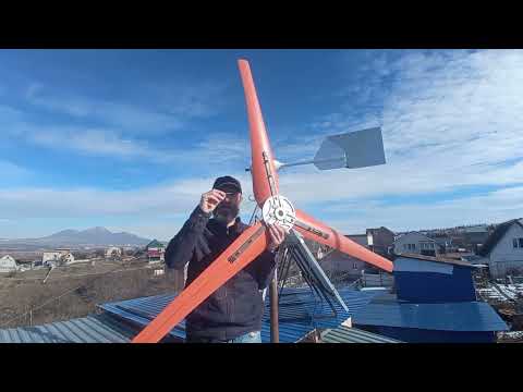 Видео: Ветрогенератор с Али 1000 ватт / Модернизация / Зазор магнитов / Винт / КПД генератора / Ветер 30