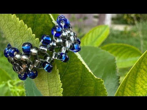 Видео: КОЛЕЧКА ИЗ БИСЕРА С ЛЕГКИМ ПЛЕТЕНИЕМ 💍 BEADED RINGS. Step-by-Step TUTORIALS