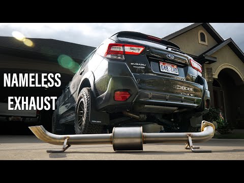 Видео: Лучший звук Subaru Crosstrek! Установка безымянного выхлопа