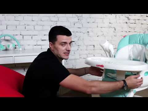 Видео: Стульчик для кормления-качели 3 в 1 Carrello Triumph CRL-10302