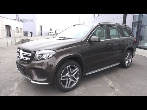 Видео: 2017 Mercedes-Benz GLS 400 4Matic (X166). Обзор (интерьер, экстерьер, двигатель).