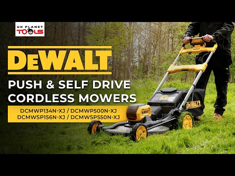 Видео: DeWALT Landscaping: самоходные и самоходные газонокосилки 18 В / 36 В / 54 В