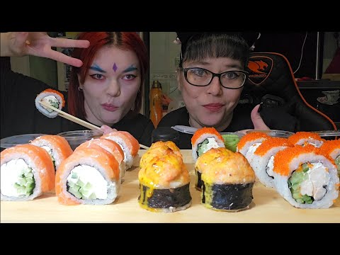 Видео: Мукбанг | Суши и роллы | Обжор Асмр