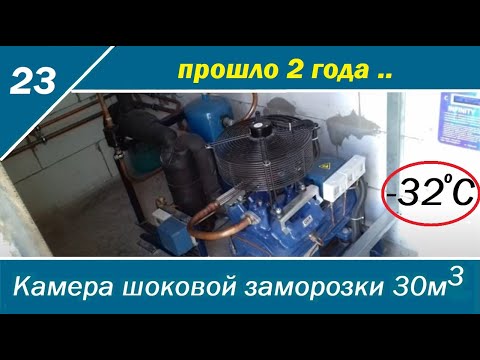 Видео: Камера шоковой заморозки для ягод - уже отработала 2 года, делаем ТО , готовим к сезону!