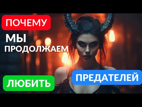 Видео: Почему мы продолжаем любить  ПРЕДАТЕЛЕЙ, которых стоит ненавидеть