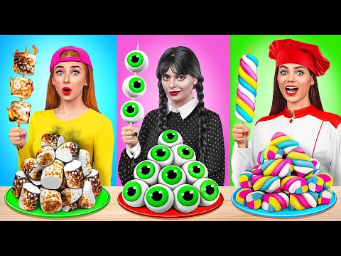 Видео: Кулинарный Челлендж: Уэнсдей Против Бабушки | Смешные Cитуации Mega DO Challenge