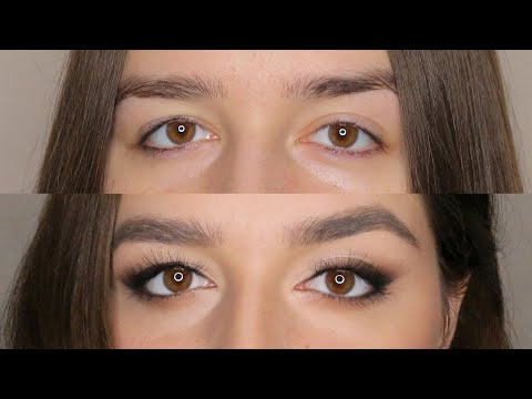 Видео: Макияж для глаз с падающим уголком. Мягкие стрелочки.