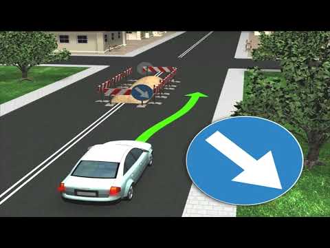 Видео: (9) Предписывающие знаки. ПДД в Польше.