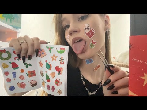 Видео: АСМР К НГ 🎄🍑 обклеим друг друга? (липкие звуки + звуки рта) 👅 с наступающим 💋 с 2025 💋