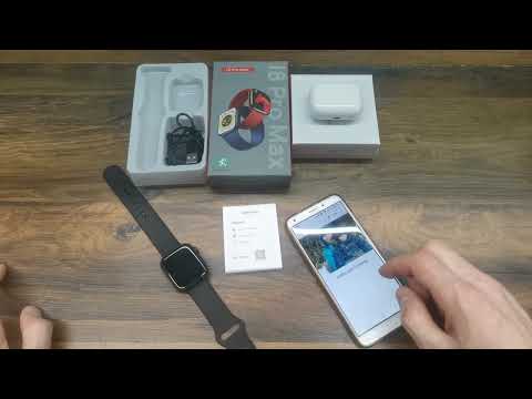 Видео: Подключение часов I8 Pro Max к телефону через приложение HryFine