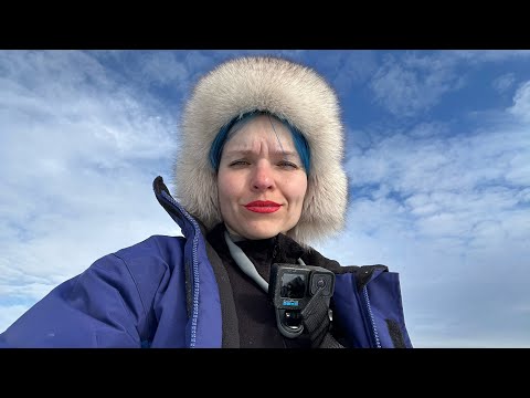 Видео: НА МОРЕ ЗА СУДАКОМ! На рыбалка ОДНА! Рыбачу СО ЛЬДА с эхолотом! #488