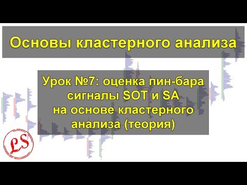 Видео: Урок №7_ система оценки пин-баров (теория). Кластерный анализ.