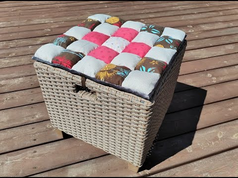 Видео: DIY Upcycling Old Clothes. Сидушка из старой одежды.