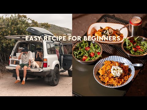 Видео: Сливочная курица орзо с кимчи | Простой рецепт | Кемпинг на побережье Калифорнии