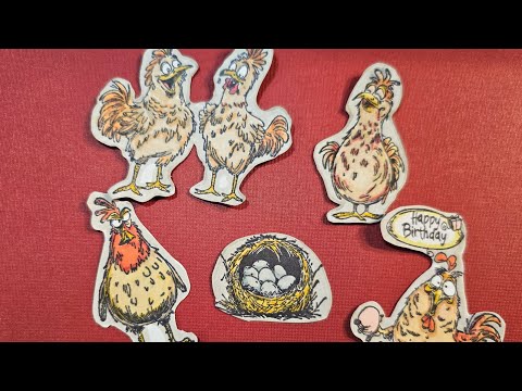 Видео: Давайте раскрасим цыплят #kimbokreations