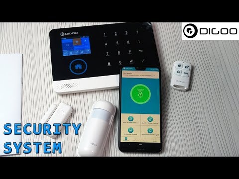 Видео: Обзор Digoo dg-hosa WiFi GSM охранная сигнализация дома тест настройка