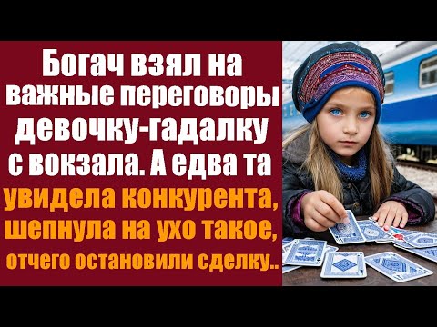 Видео: Богач взял на важные переговоры девочку-гадалку с вокзала. А едва та увидела конкурента, шепнула...