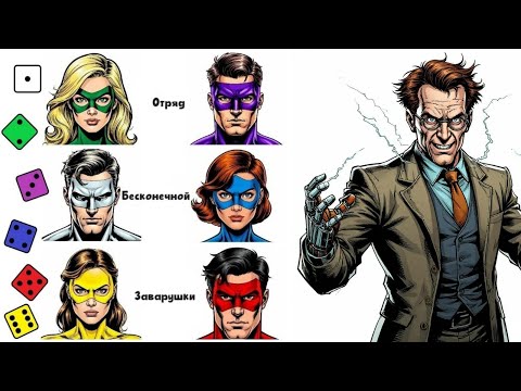 Видео: Отряд Бесконечной Заварушки! Настольная игра, которую мы придумали!