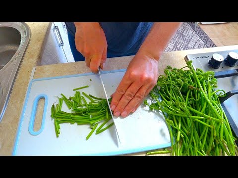 Видео: МАЙСКИЙ ДЕЛИКАТЕС - ПАПОРОТНИК ОРЛЯК! Готовлю просто и вкусно! На вкус он почти как ГРИБЫ!