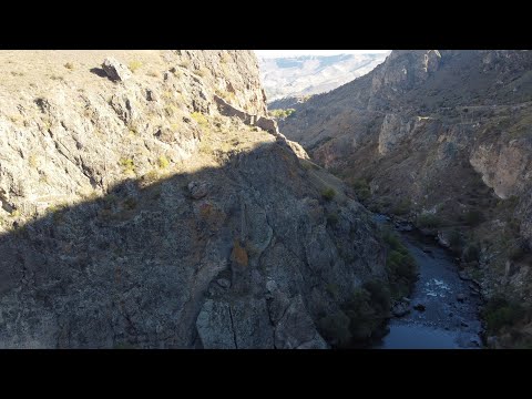 Видео: 2023, октябрь, Грузия, 6-й день (сплав) - р. Мтквари (Кура) - каньон Тмогви