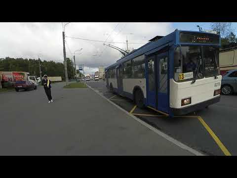Видео: Троллейбус "5278 по 13" 12-**: ВМЗ-5298-20 5278 по №13 (07.09.22)