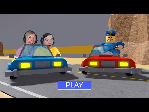 Видео: АВТОГОНКИ С БАРРИ в ROBLOX!