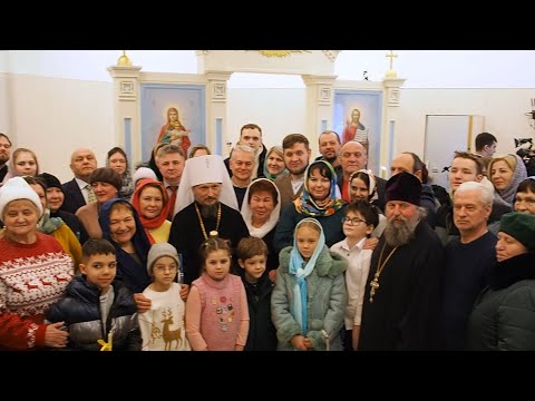 Видео: Митрополит Вениамин совершил освящение часовни в честь иконы Божией Матери «Знамение»