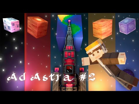 Видео: Космос в Майнкрафт // Ad Astra Луна // Minecraft Mods // Обзор Мода №2