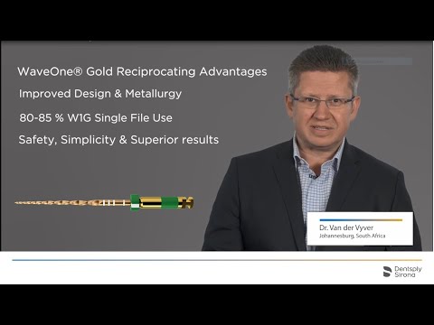 Видео: Реципрокная технология файлов WaveOne® Gold на клиническом примере. Проф. доктор Пит ван дер Вивер