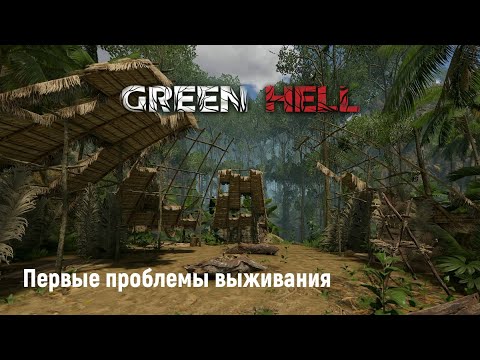 Видео: Первые проблемы выживания в Green Hell