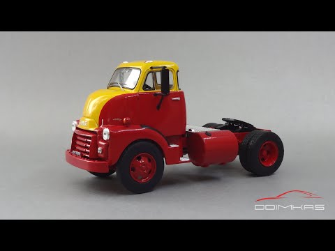 Видео: Седельный тягач GMC 950 COE 1954 | IXO Models | Обзор масштабной модели грузового автомобиля 1:43