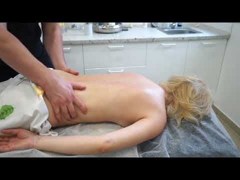 Видео: Массаж спины (ASMR)