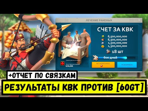 Видео: 15 млрд. ресурсов за КВК / Анализ результатов и эффективности связок ( Rise of Kingdoms )