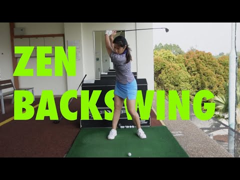 Видео: Ритм замаха Zen Backswing — гольф с Мишель Лоу