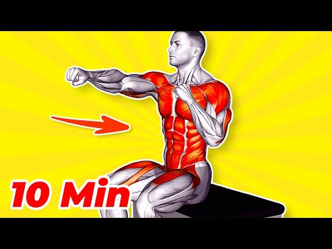 Видео: ➜ 10-МИНУТНЫЕ УПРАЖНЕНИЯ НА СТУЛЕ ДЛЯ ПОЖИЛЫХ С МУЗЫКОЙ ➜ Веселые и простые движения