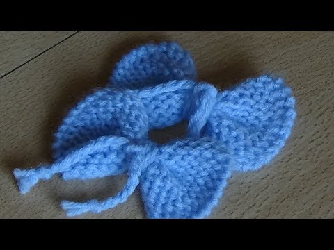 Видео: Вяжем  бантик спицами