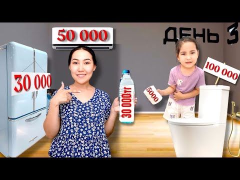 Видео: ҮЙДЕГІ ЗАТТЫҢ БАРЛЫҒЫ АҚШАМЕН💵😱| БІР КҮН ӨМІР СҮРЕ АЛАМЫЗБА?🤷🏻‍♀️