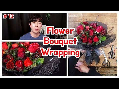 Видео: как обернуть букет цветов