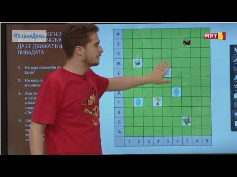 Видео: III одделение -Математика: Положбата на квадрат на мрежа на квадратчиња