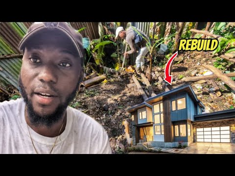 Видео: Ураган Мелисса🌀 разрушил мой дом | Пришлось строить новый, убираться и рыть фундамент 🇯🇲
